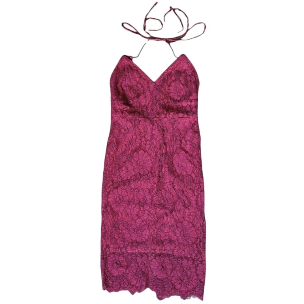 Lulu’s Wine colored Lace Dress